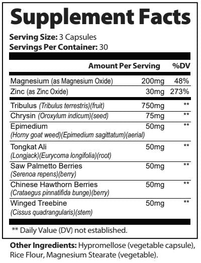 POWER BELT - Male Vitality Booster - Natural TESTOSTERONE Support