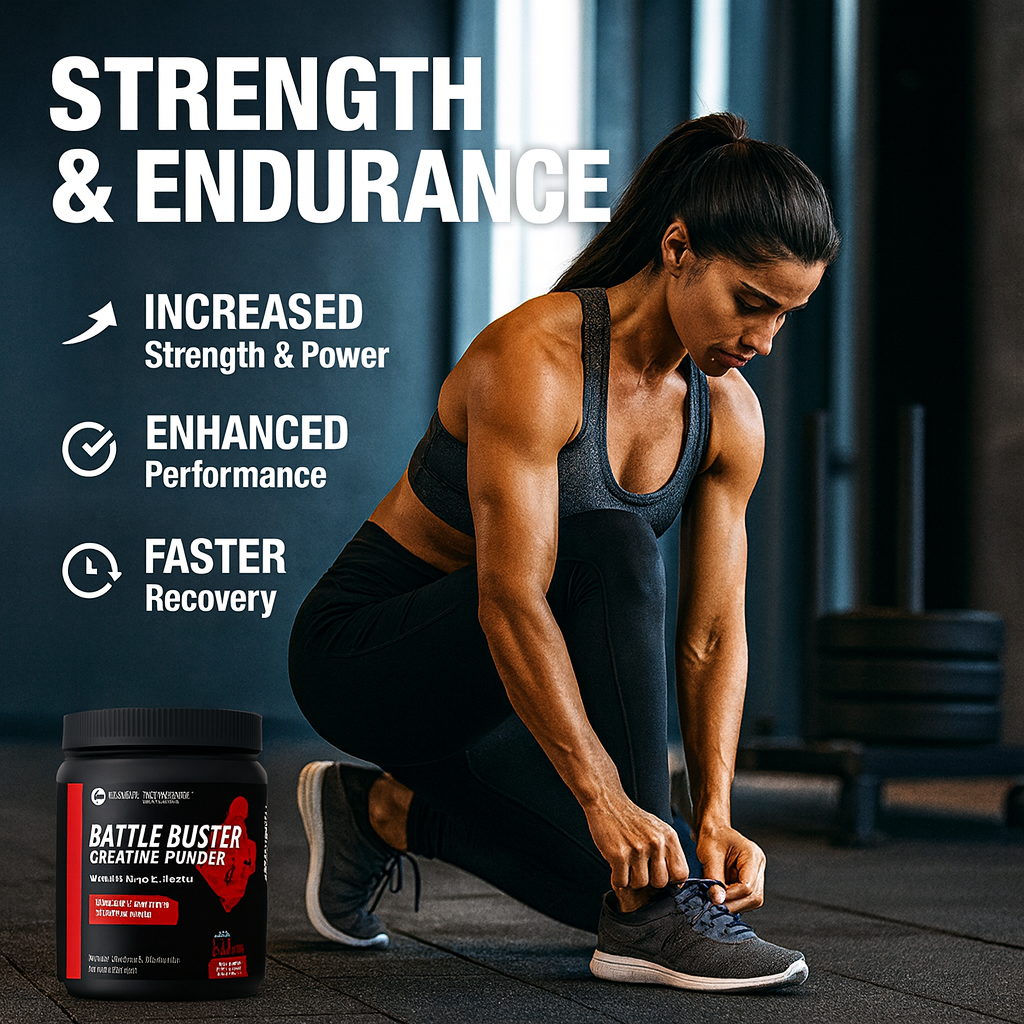 BATTLE BUSTER - Creatine Powder - Strength & Muscle Builder