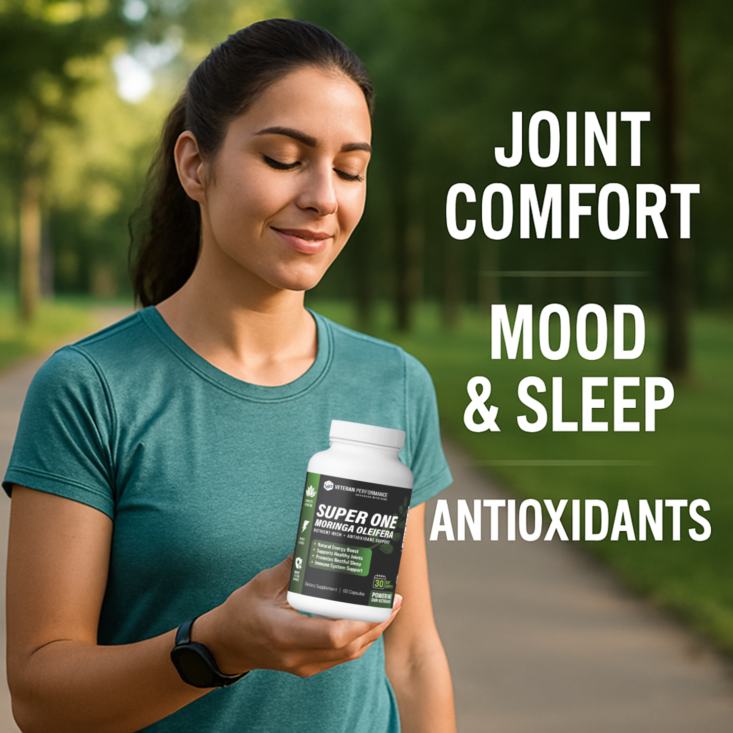 Super One Moringa Oleifera - Nutrient Rich + Antioxidant Support