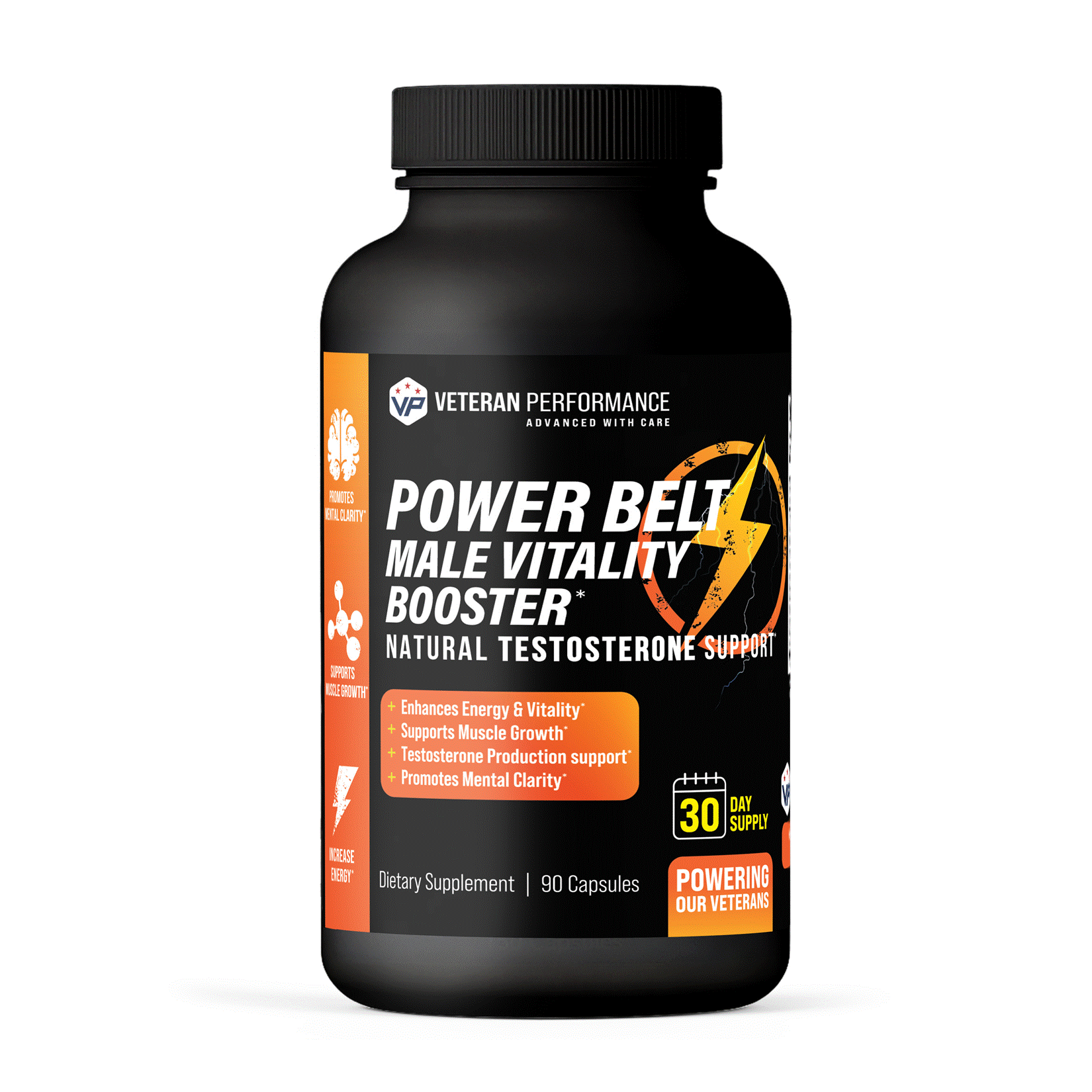 POWER BELT - Male Vitality Booster - Natural TESTOSTERONE Support