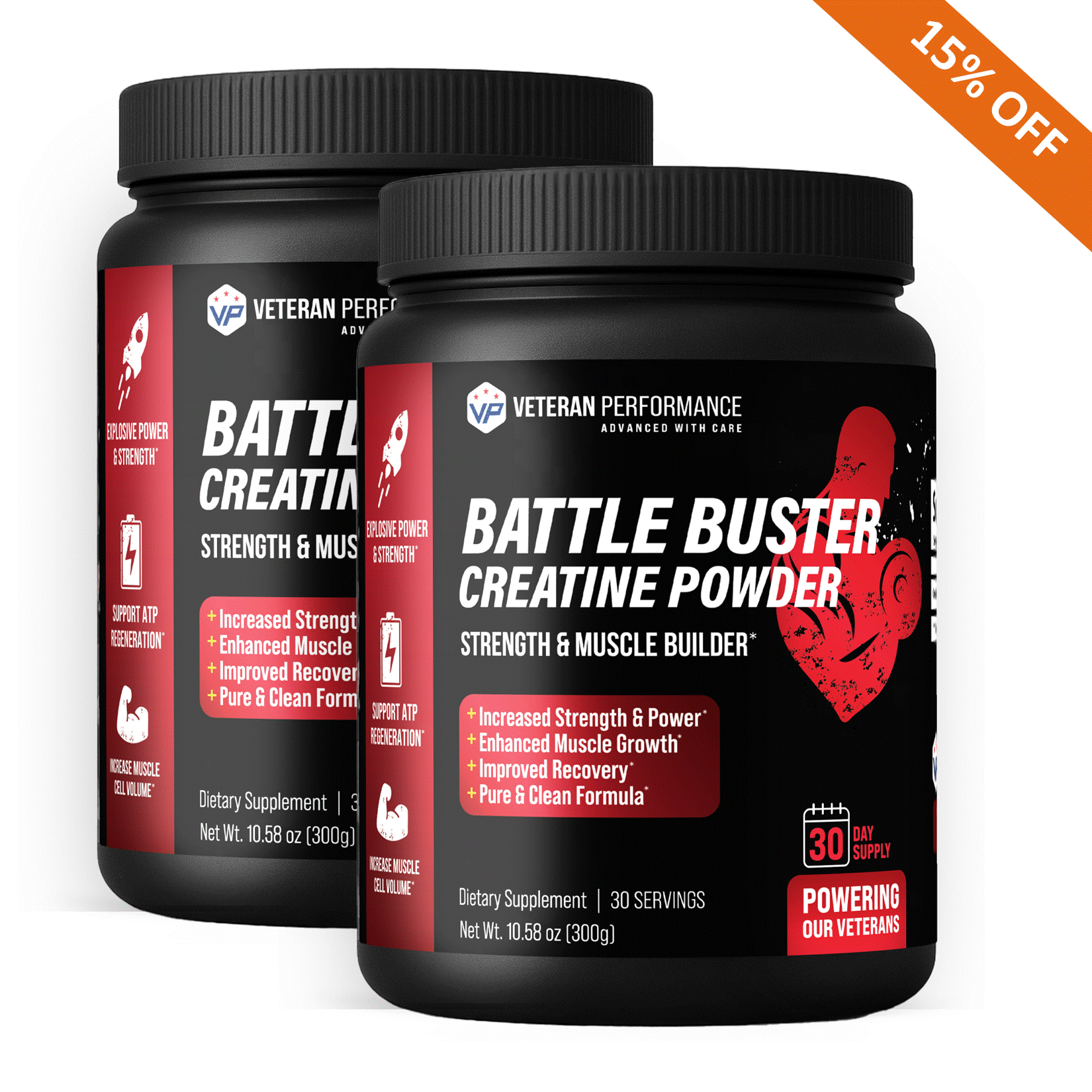 BATTLE BUSTER - Creatine Powder - Strength & Muscle Builder