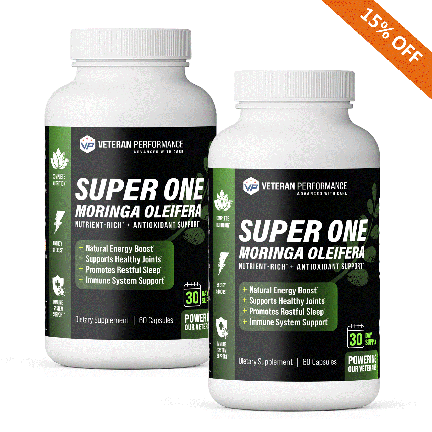 Super One Moringa Oleifera - Nutrient Rich + Antioxidant Support